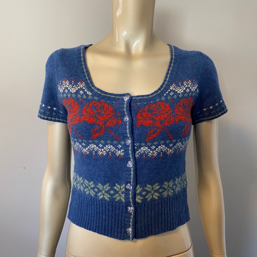 Betsey Johnson Crop Sweater